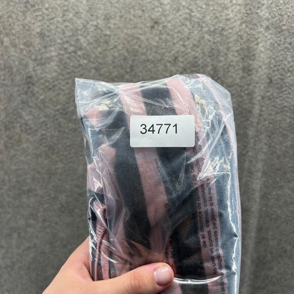 Rag & bone Sweatshirt Womens XS Black Pink Metallic Striped Pullover Knit Wool - Picture 10 of 10